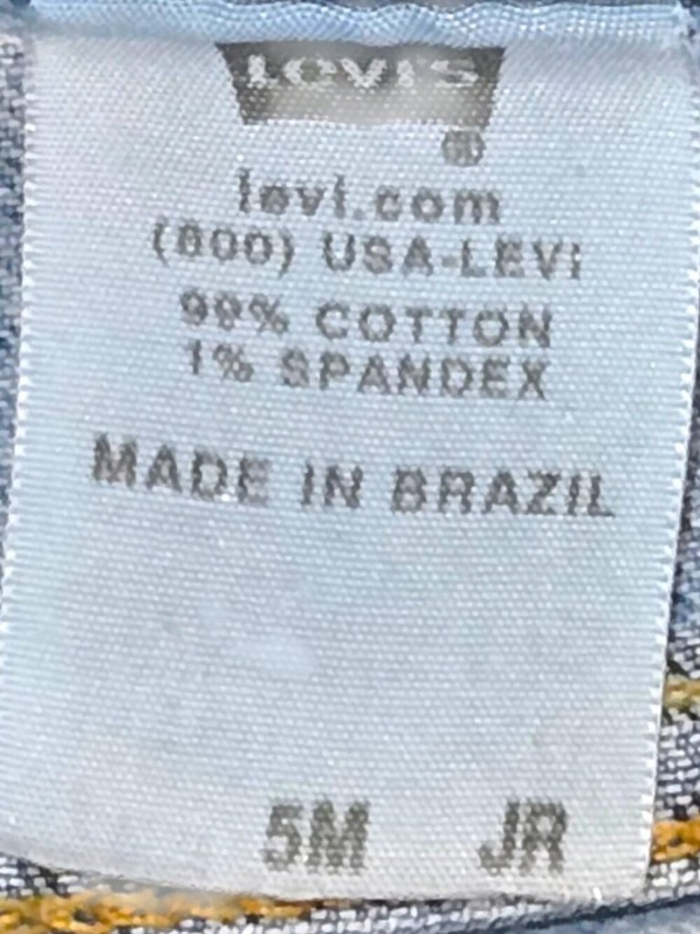 Women's Junior Jeans SIZE 5M 30X31 Low Rise LEVI'S Low Rise Y2K Light Wash - Picture 12 of 15
